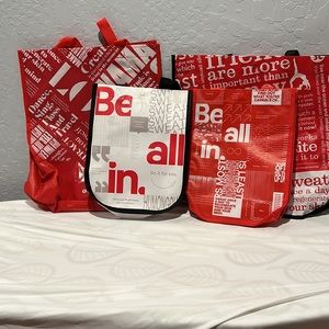 New Lululemon shopping Tote bag. Bundle of 4 bags
